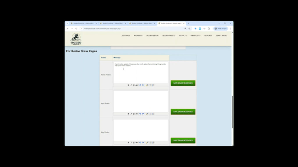 Rodeo Producer - Settings - Page Top - per rodeo draw