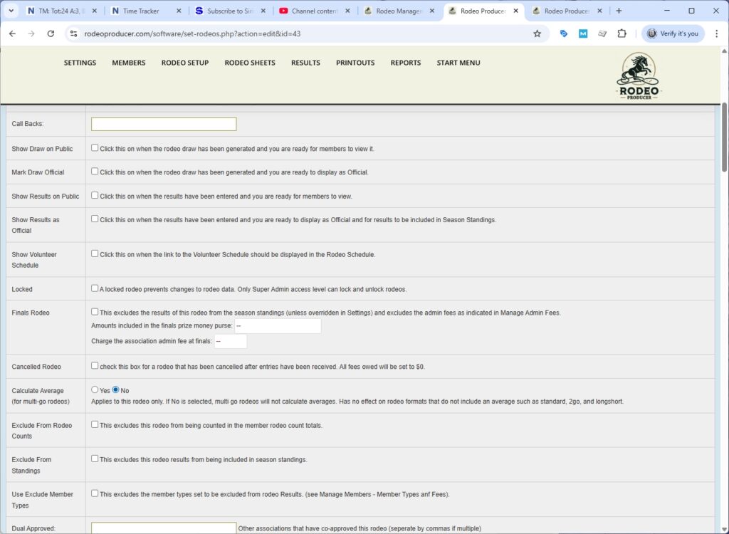 rodeo producer - advanced - 2 go plus average - new rodeo - 3