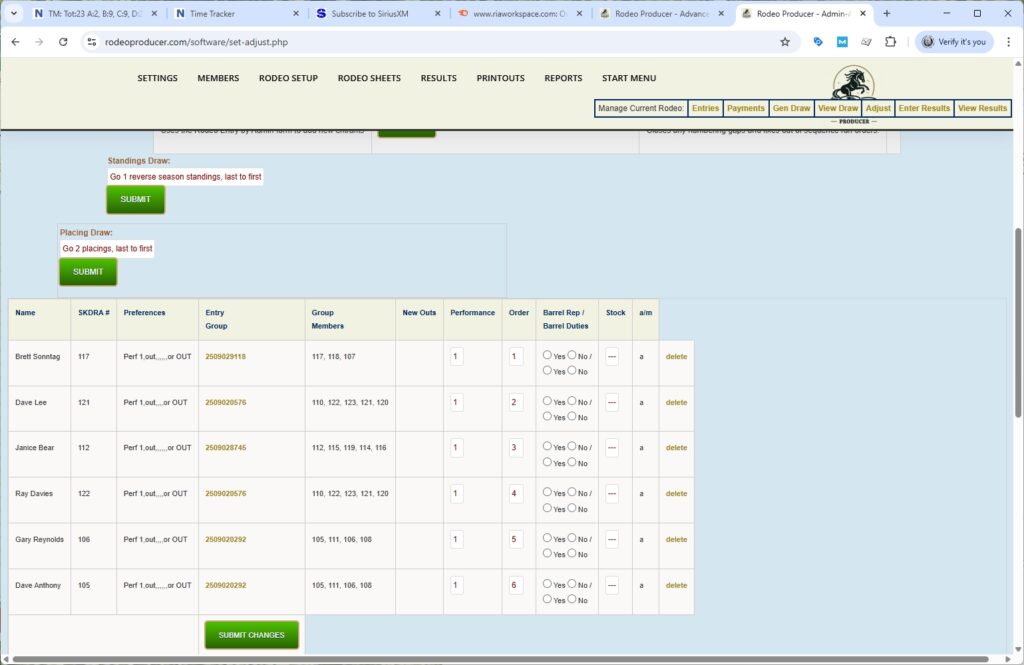 rodeo producer - advanced - 3 go plus average rodeo - adjust draws rodeo producer - advanced - 3 go plus average rodeo - adjust draws