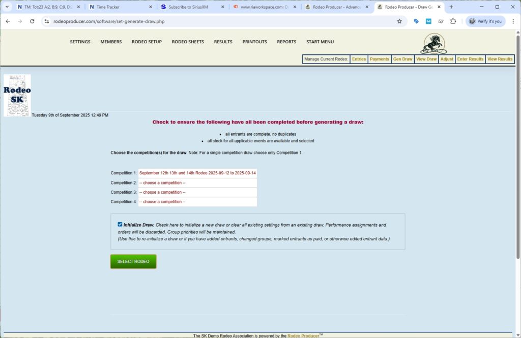 rodeo producer - advanced - 3 go plus average rodeo - draw - 1 rodeo producer - advanced - 3 go plus average rodeo - draw - 1