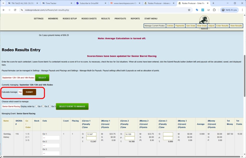 rodeo producer - advanced - 3 go plus average rodeo - results - sbr - go3 -1 rodeo producer - advanced - 3 go plus average rodeo - results - sbr - go3 -1