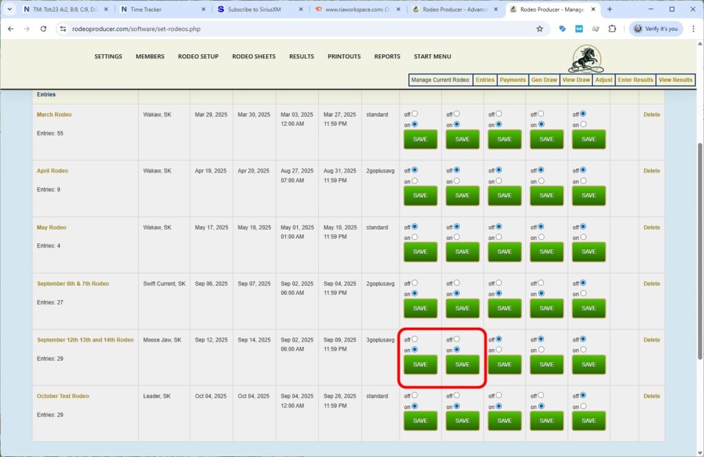 rodeo producer - advanced - 3 go plus average rodeo - show draw rodeo producer - advanced - 3 go plus average rodeo - show draw