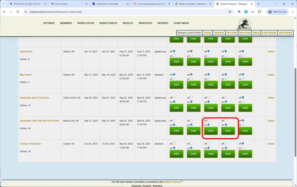 rodeo producer - advanced - 3 go plus average rodeo - show results rodeo producer - advanced - 3 go plus average rodeo - show results
