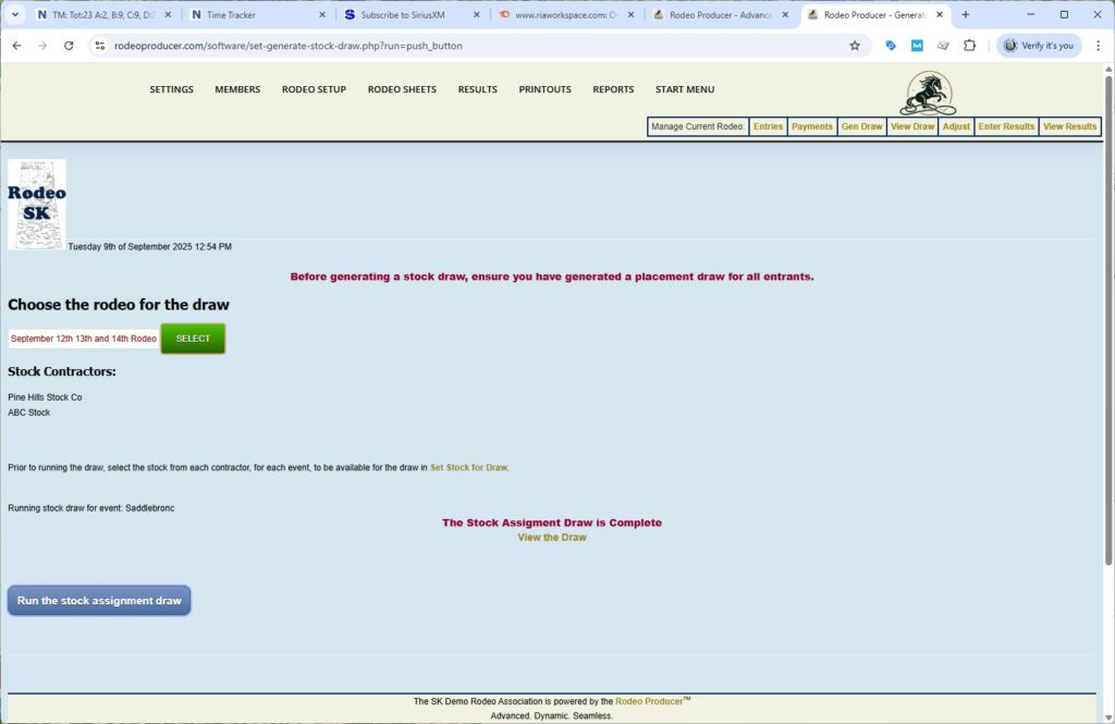 rodeo producer - advanced - 3 go plus average rodeo - stock draw - 2 rodeo producer - advanced - 3 go plus average rodeo - stock draw - 2